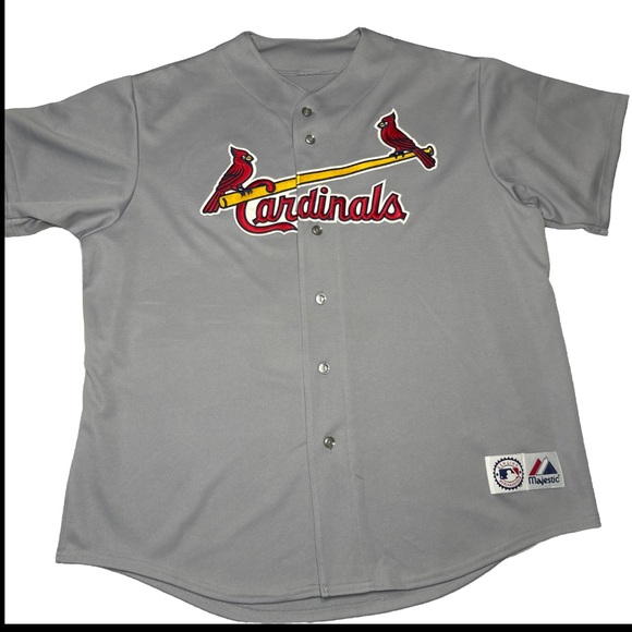 ST LOUIS CARDINALS Jersey Mens Size  XL DOUBLE BIRD JERSEY EUC Saint Cards READ - Picture 1 of 7